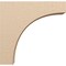 Ekena Millwork 9"W x 36"D x 36"H Thin Stockport Rough Cedar Woodgrain TimberThane Corbel, Primed Tan CORUR09X36X36STORCPR - alternate 4